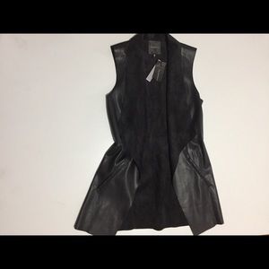 Dynamite Faux Leather Vest
